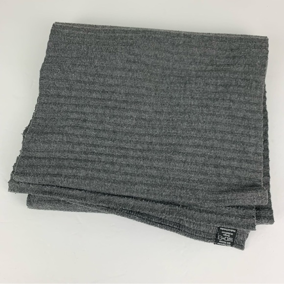 Design House Stockholm Pleece Scarf Grey Ribbed Long - Picture 6 of 6